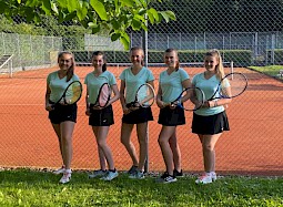 Juniorinnen: (v.l.n.r): Patricia Rack, Madlen Hirsch, Leonie Bess, Annika Fürst und Anna Ziegelbauer