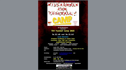 Einladung Fussball Camp 2026