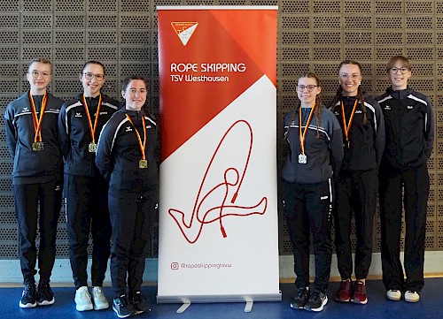 Rope Skipperinnen glänzen beim Bundesfinale in Rüsselsheim
